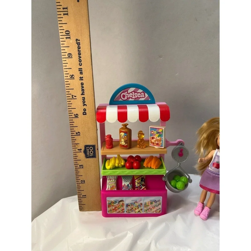Barbie Chelsea Can Be Snack Stand Playset with Doll and Accessories GTN67